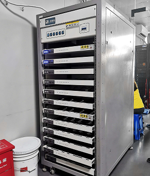 Battery cycle test racks