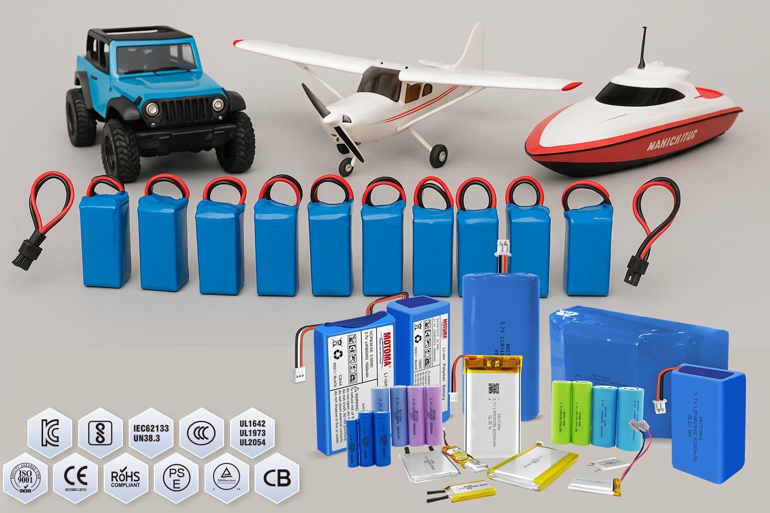 11.1V lithium battery packs