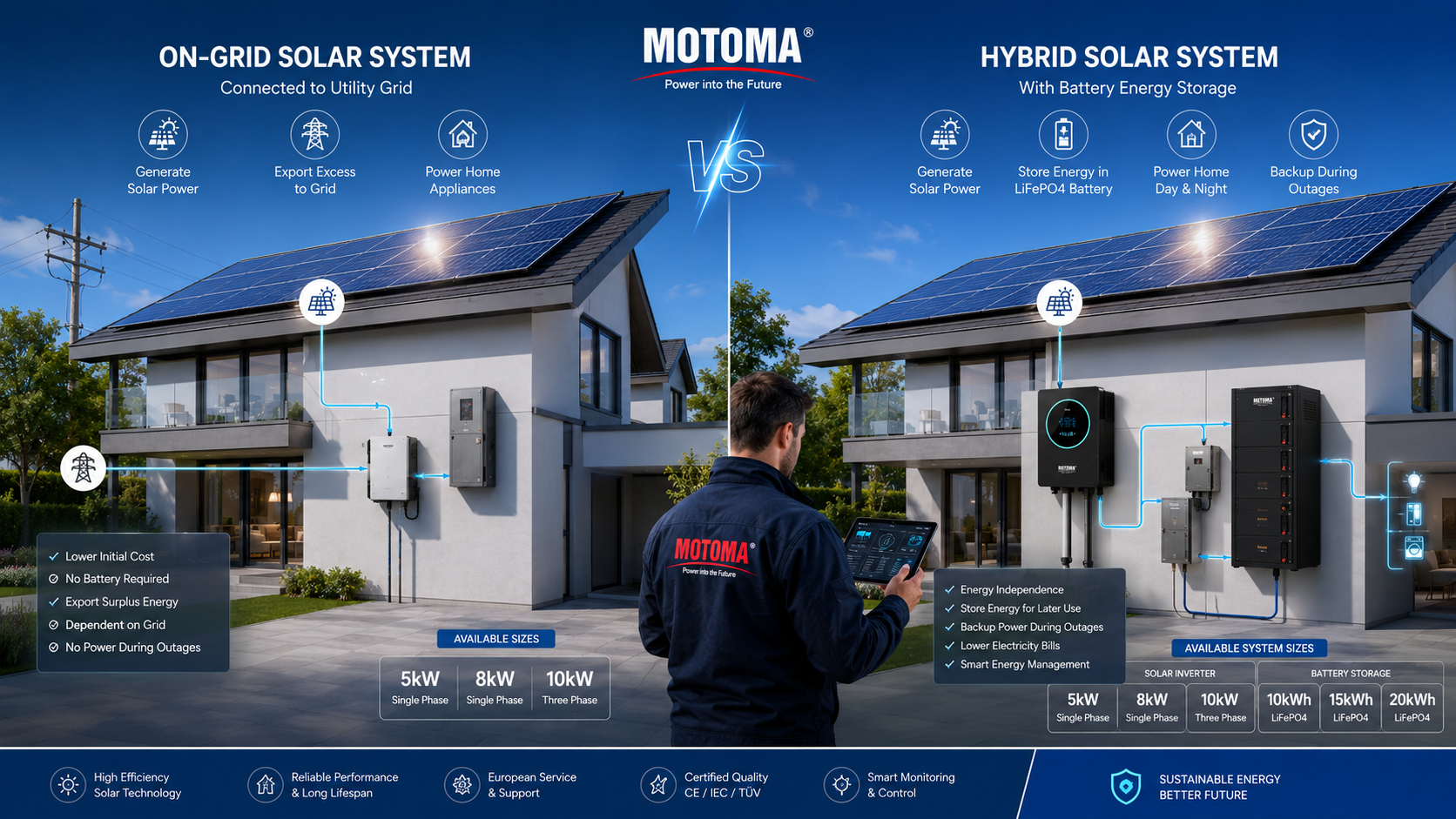 How to choose solar system Off-grid or on-grid