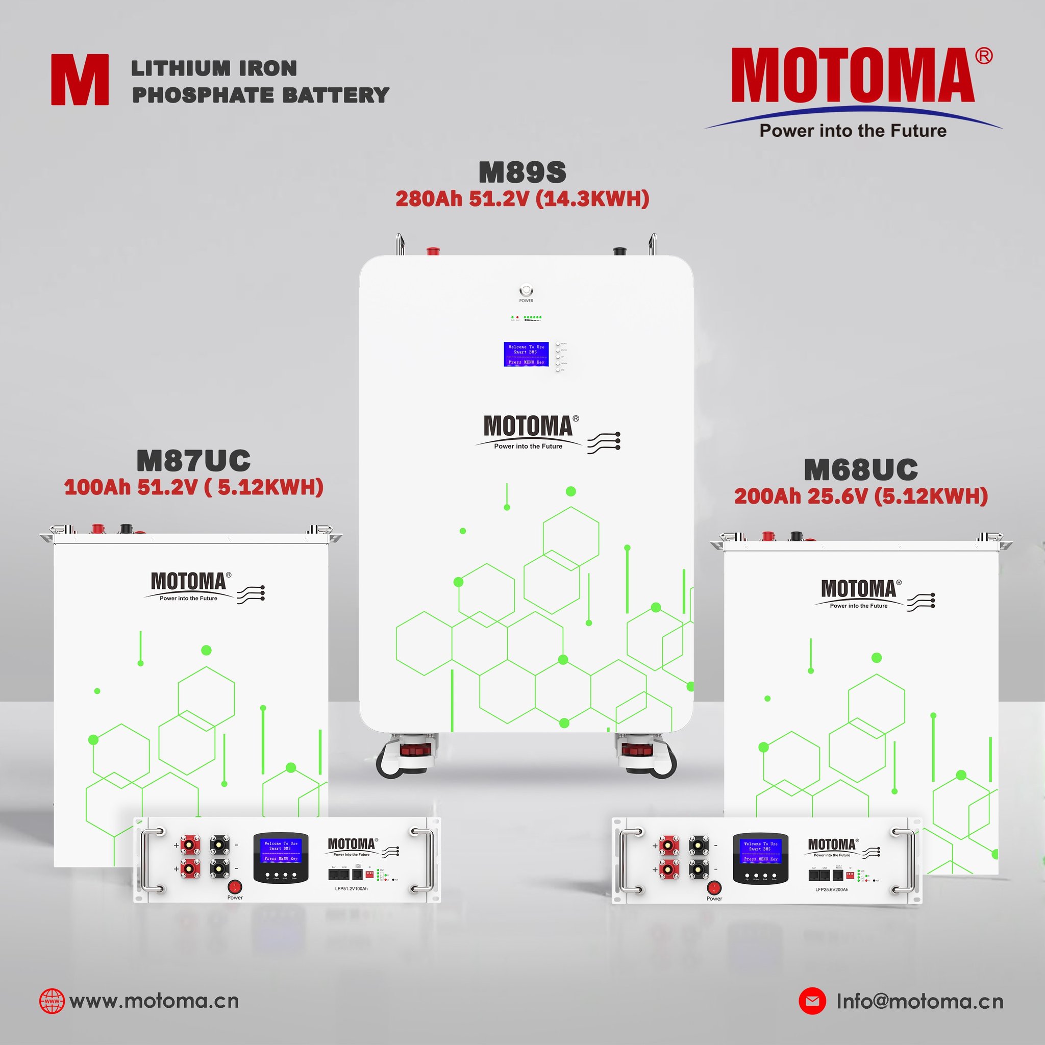 motoma lifepo4 battery M series