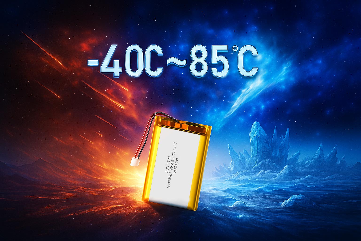 wide-temperature lipo battery