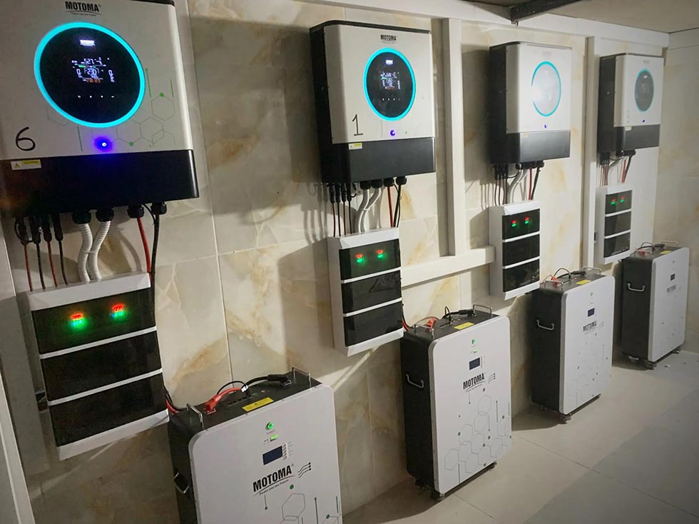 lithium battery and 11kW inverter in Lebanon