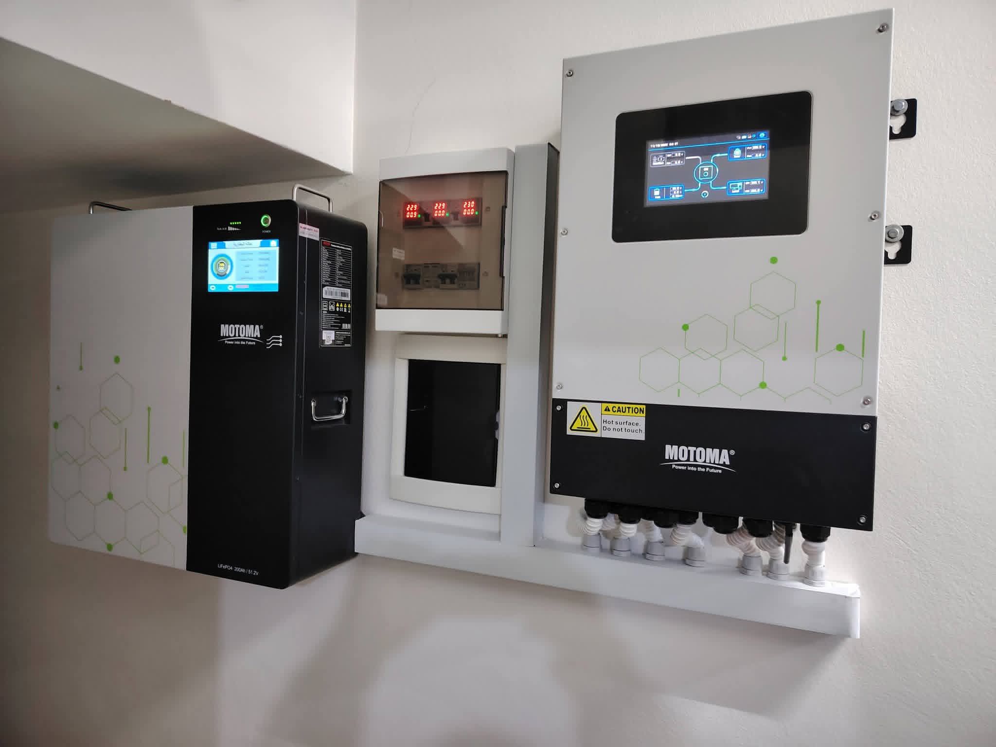10KW Solar Power Systems with 10kWh Lithium Battery Project