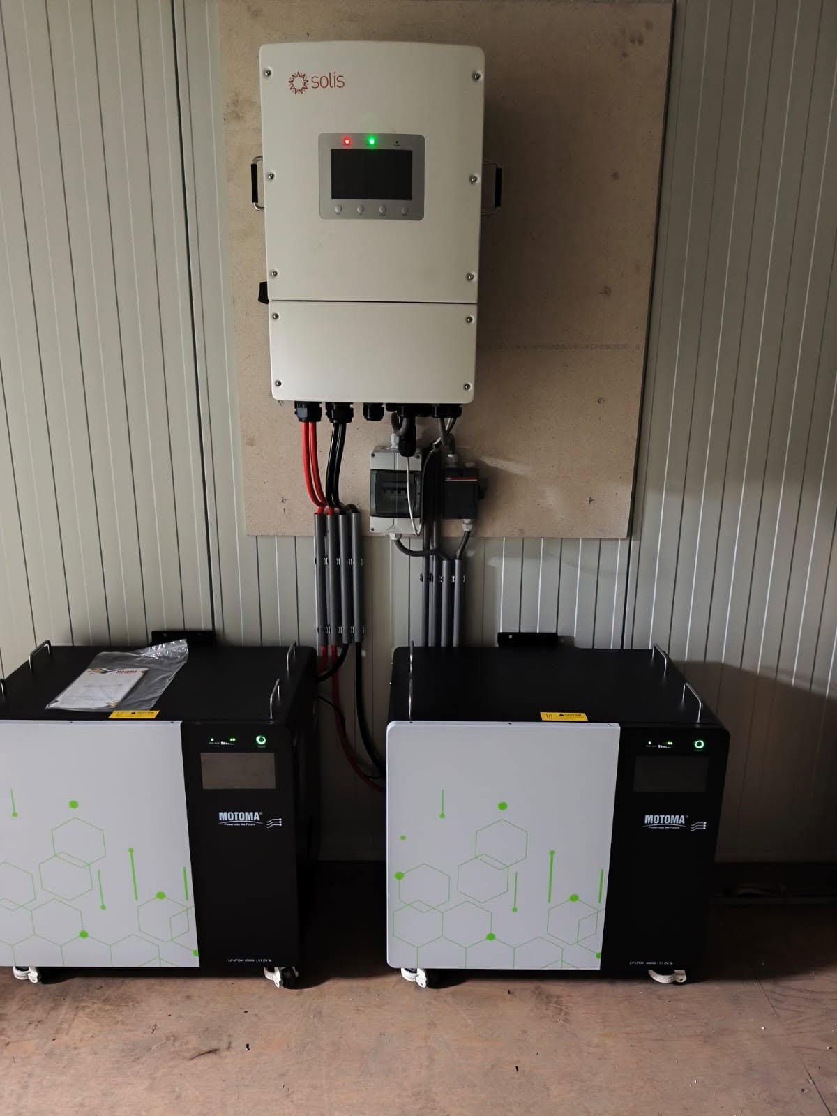 15KW Energy Storage Systems with Two 20kWh Lithium Batteries Project in Netherlands
