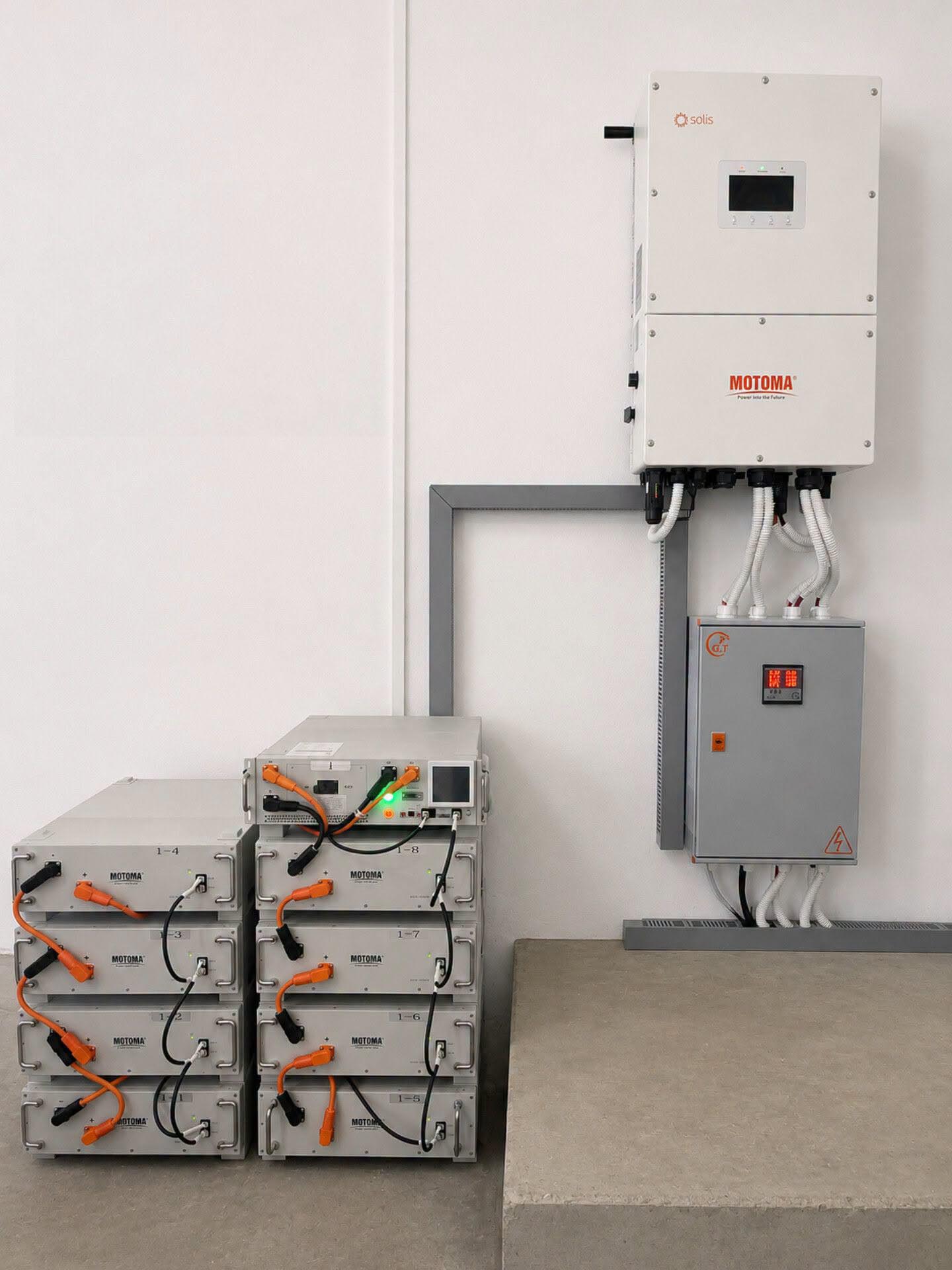 50kW Inverter 3P and 40kWh High Voltage Battery Industrial System in Syria