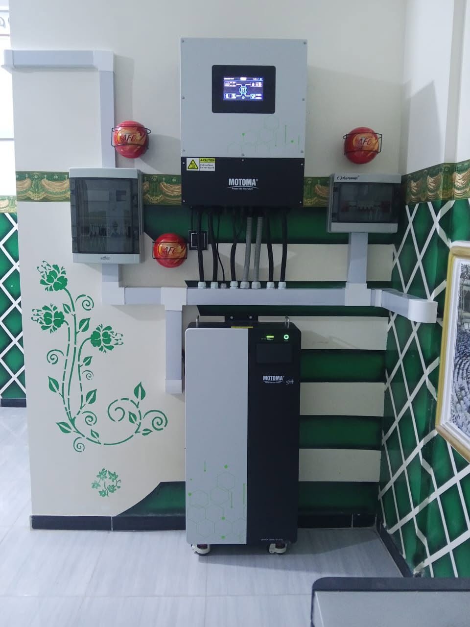 6.6 KW ESS for house with 16kWh LifePO4 Battery Project