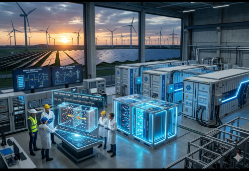High-Energy Dual-Ion Batteries for Stationary Energy Storage