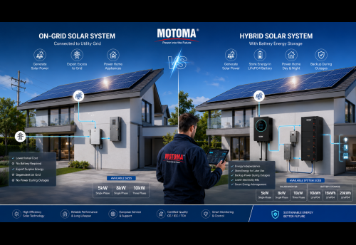 How to Choose a Hybrid Solar System and an On-Grid Solar System?