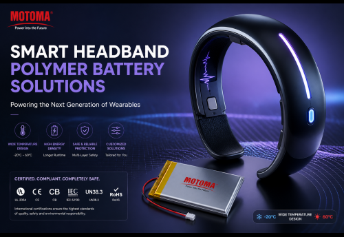 Custom Flexible lithium Polymer Battery Solutions for Smart Headbands and BCI Devices in 2026