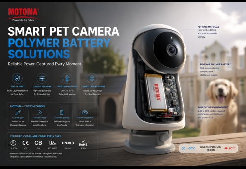 How Smart Pet Cameras Are Redefining Lithium Polymer Battery Requirements in 2026