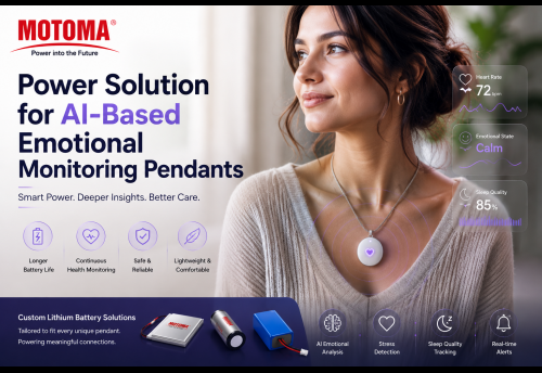 Power Solution for AI-Based Emotional Monitoring Pendants