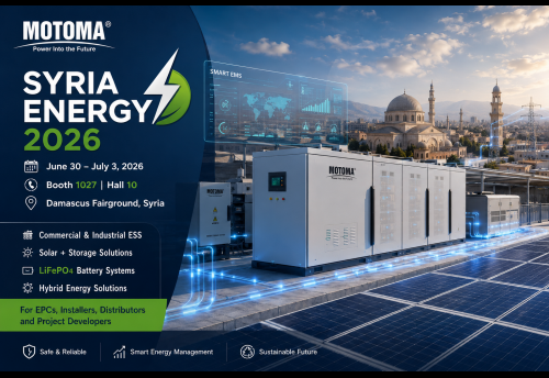 MOTOMA to Exhibit at Syria Energy 2026 in Damascus